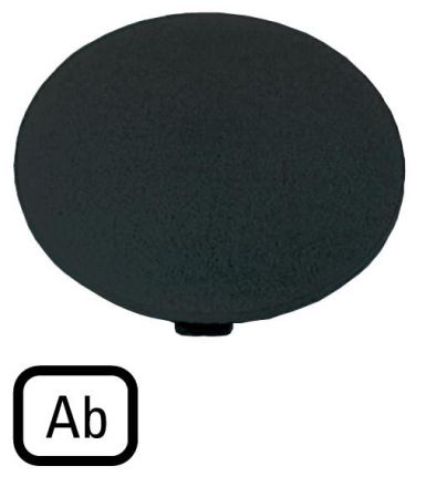 Eaton M22-XDP-S-D4 button plate, mushroom black, AB , 218274