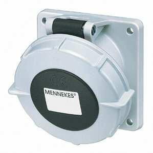 Mennekes 3256 panel box angled 32A 4-pole 7h 500V IP67