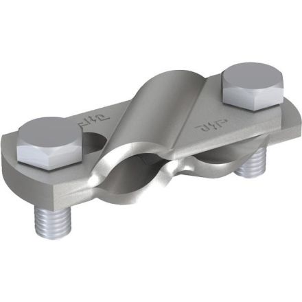 Pröpster 111 795 V4A 2-piece round/round D:8-10 D:8-10mm diagonal swivel cross clamp