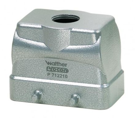 Walther P712210 10-pin 1xM20 45 mm high straight grommet housing