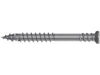 Reisser 00DR09W138-06005002-1 RT UNI-C terrace screw, Seko, SIT®, UK thread, DRIBO® drilling segment, 6.0 x 50, stainless steel A4, threaded, pass., 1x sliding, pack of 100, with bit