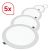 Dotlux 600095 CIRCLEflat 6W 3000K incl. driver PK=5pcs LED ceiling recessed spotlight