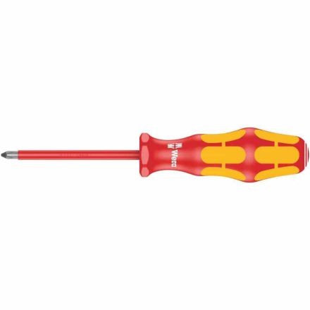 Wera 0502730 VDE screwdriver 80mm PH 1 162I/6 (05006152001)