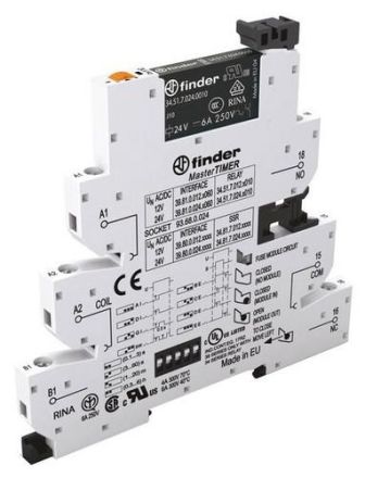 Finder 39.81.0.024.0060 EMR coupling relay Master TIMER