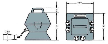 Elektra Tailfingen SV 32/6 socket distributor