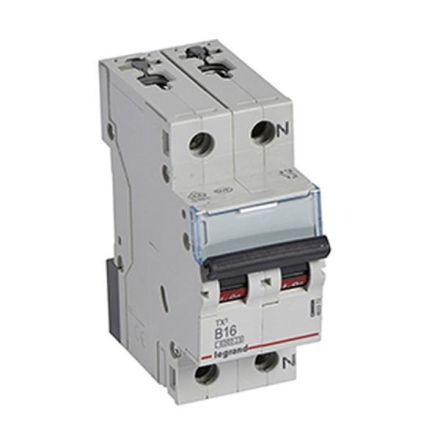 Legrand 403372 Circuit breaker TX3 B16A 1P+N 6KA 2M