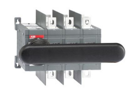 ABB Stotz-Kontakt OT200E03WCFP, load changeover switch 3-pole 200A with handle and shaft/fast, 1SCA107578R1001