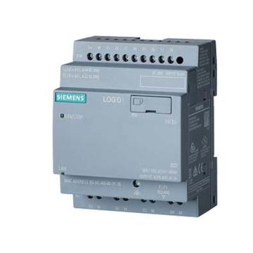 SIEMENS 6ED10522CC080BA2 LOGO! Basic module 24 V | without display, 8 DE (4 AU)/4DA, transistors