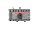 ABB Stotz-Kontakt OT40F4C, load changeover switch 4-pole 40A with black T-handle I-0-II, 1SCA104934R1001