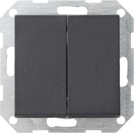 Gira 286028 push button switch series straight System 55 anthracite