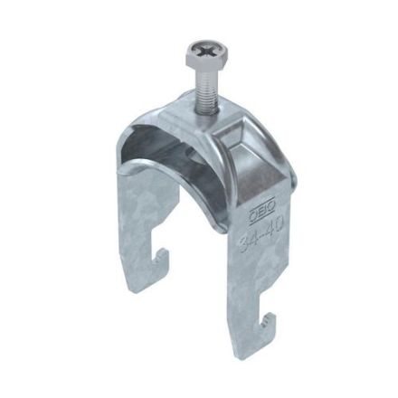 OBO Bettermann 1186536 2056 BS-U1-M-40 FT 34-40mm steel U-clamp