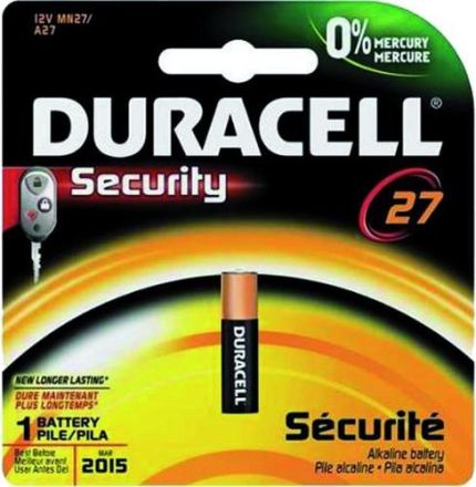 Hückmann 108846 Duracell MN27 Alkaline 12V/18mAH Alkaline button cell