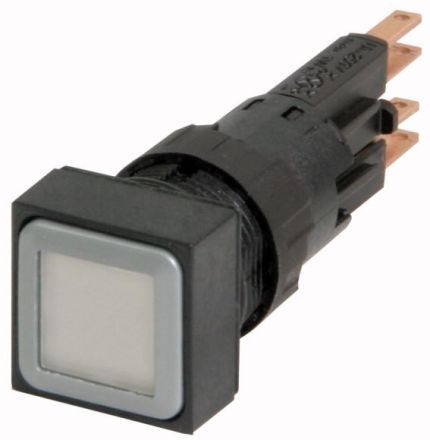Eaton Q18LTR-WS/WB illuminated pushbutton, white, latching, + bulb 24 V, 086708