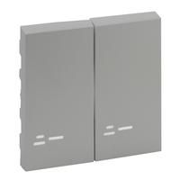 Legrand 864308 rocker Niloe Step series bel aluminium, (aluminium)