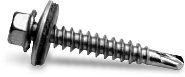 K2 Systems 1001622 Hexagon sheet metal screw with sealing washer 6x35