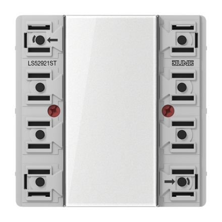 JUNG LS52921ST KNX room controller module F50 series LS | 2-fold, universal, secure