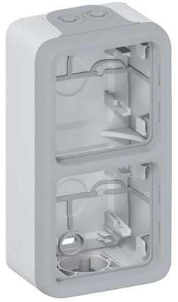 Legrand 069661 housing Plexo IP55 69661 2-way vertical FR AP, (grey)