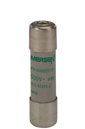 Mersen W215644J FR14AM50V1P 1A aM AC400-690V 14x51 cylindrical fuse link