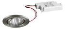 Brumberg 39182223 230V AC 6W 3000K stainless steel LED recessed ceiling spotlight