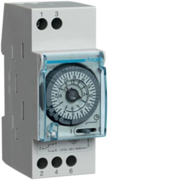 Hager EH211 with power reserve 1W/16A 2PLE daily timer