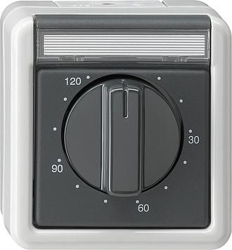 Gira 032130 timer 120 min WG surface-mounted grey