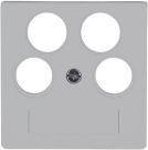 Kopp 491834005 HK07 TV/RV/2x SAT grey matt antenna cover