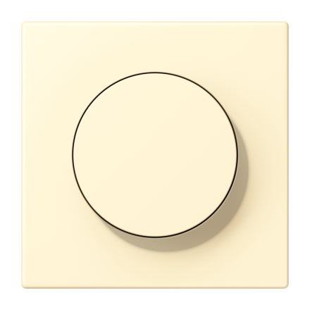 Jung LC1740201 cover with rotary knob, LS series, white ( LC32001 )