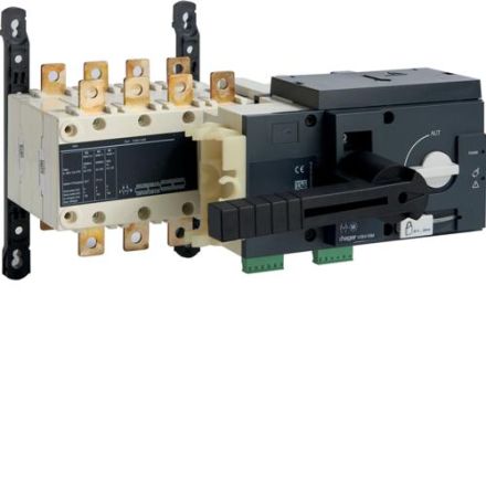 Hager HIB416M changeover switch with motor drive 4-pole 160A
