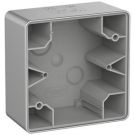 MERTEN MEG4014-7060 1-way matt silver surface-mounted housing