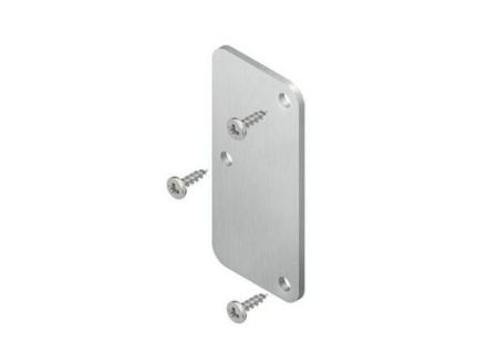 Fintech TBD30-3 pure white 30x65mm aluminium end piece