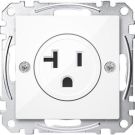 MERTEN MEG2156-0325 USA socket insert 20A active white glossy