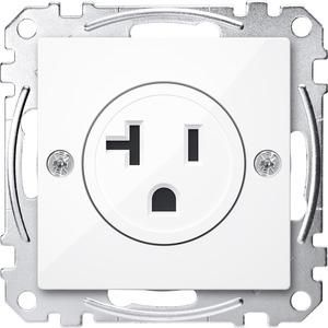 MERTEN MEG2156-0325 USA socket insert 20A active white glossy