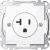 MERTEN MEG2156-0325 USA socket insert 20A active white glossy