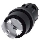 Siemens 3SU1000-4BF01-0AA0 key switch RONIS 22mm round O