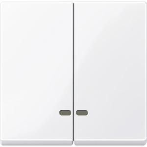 MERTEN MEG3420-0325 double rocker active white glossy