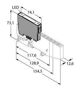 Turck 6827008 BL20-PF-120/230VAC-D electronic module