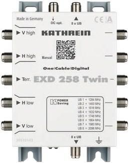 Kathrein EXD258 Twin single-cable multichannel 5/2x8 Kas