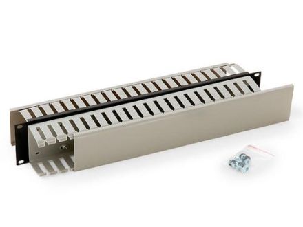 Triton RAC-VP-X05-A1 blanking plate 2U with double-sided plastic cable