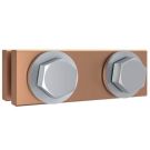 ABN 1-p.80-120x10mm NE/NP busbar connector set (XSV1813)