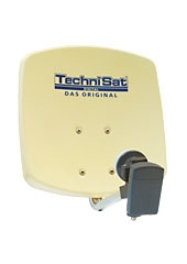 TechniSat DigiDish 33 smiley + Universal Twin LNB