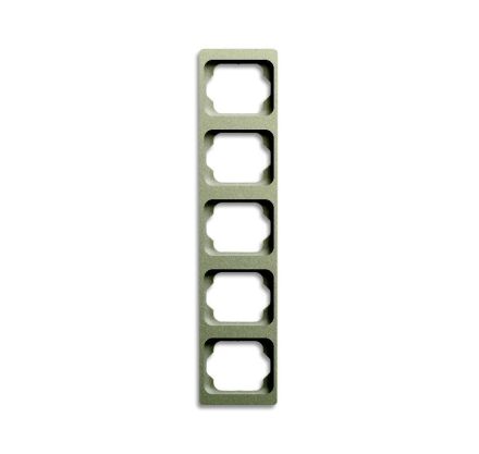 Busch-Jaeger 1735 KA-260 cover frame, 5-way frame palladium