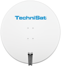 TechniSat Satman 850 plus, polar white + Uni-bracket