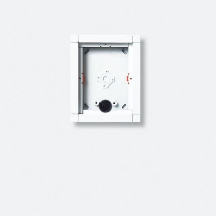 Siedle GA 612-1/1-0 W surface-mounted housing in white