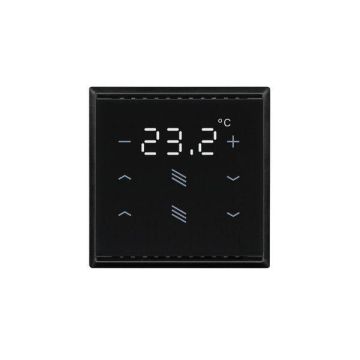 Elsner Cala KNX T 202 Sunblind CH black room temperature controller