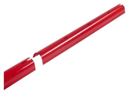 Fränkische Rohrwerke 18040040 FRÄNKISCHE FRH-TYPE 40ROT 100CM CABLE COVER 100cm red