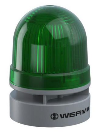 Werma 46022060 Mini TwinFLASH Combi 115-230VAC GN signal tower