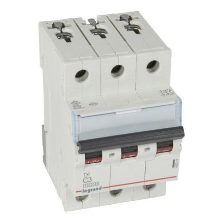 Legrand 404216 circuit breaker TX3 C3A 3-pole 10kA 3M