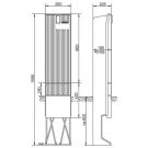 ABN SK152A column BH4 max.2 installation units