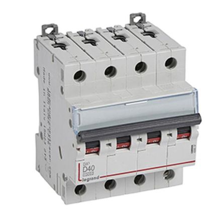 Legrand 409537 Circuit breaker DX3 D40A 4P 10KA 4M