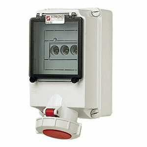Mennekes 7311 wall socket 63A 5-pin 6h 400V IP67